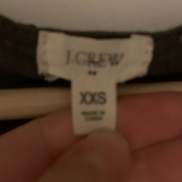 J. Crew scoop neck taupe sequin shirt blouse size XXS - Picture 3 of 5